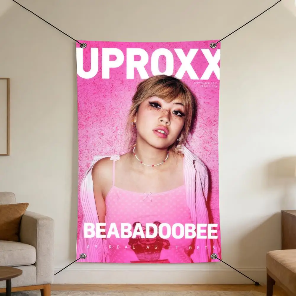 Singer B-Beabadoobee Flags Cozy Home Flag 4 Grommets Anti-Wrinkle Waterproo  Indoor