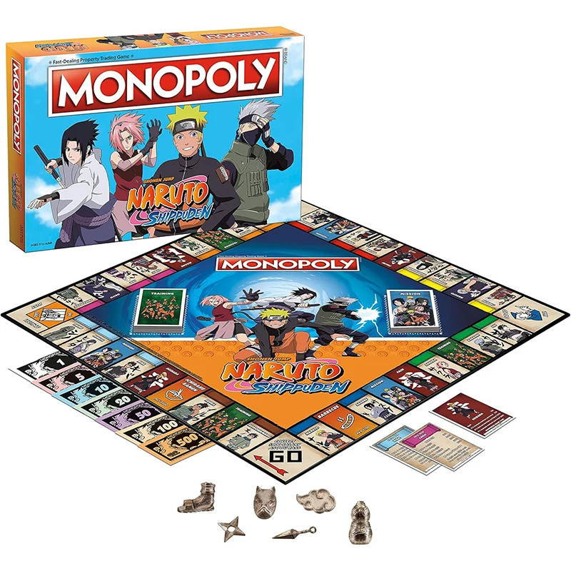 NEW Monopoly Board Game featuring Godzilla, Naruto and Dragon Ball – Perfect Family Game