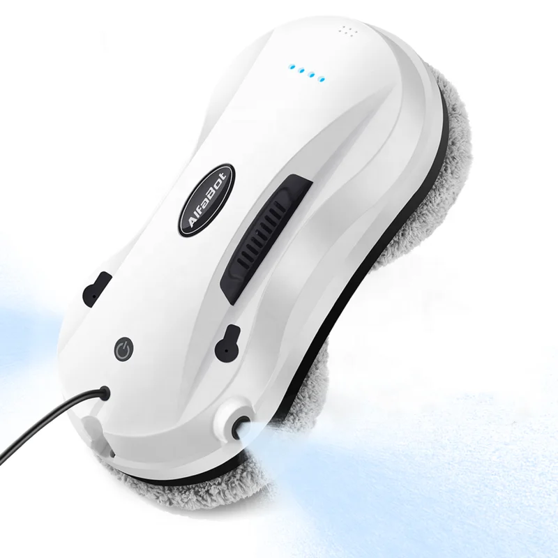 2024 Smart Window Cleaner With Dual Water Spray Robot Window Cleaner Low Noise 68db Window Washer Machine