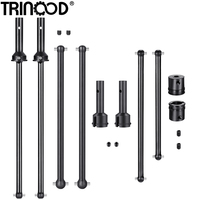 TRINOOD Steel Driveshaft Front Rear Center Universal CVD Dog Bone Diff Cup for 1/8 A-RRMA KRATON V4 V5 Buggy RC Car Parts