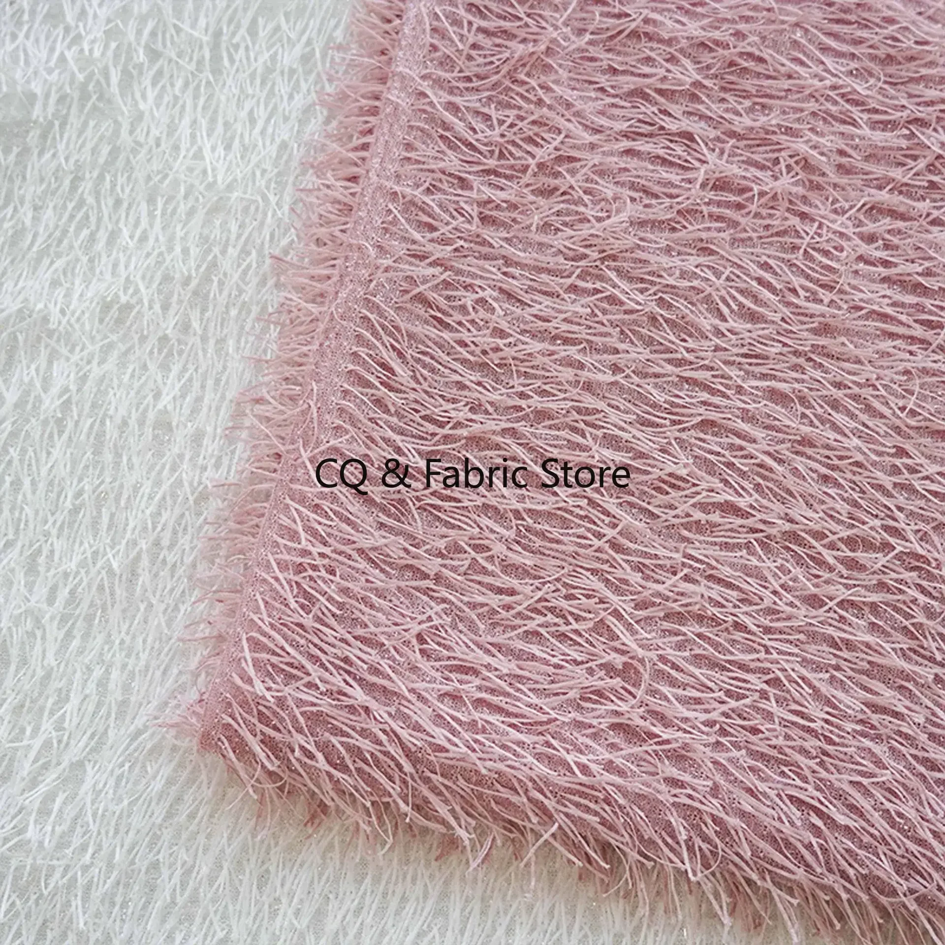 Shimmery Autumn and Spring Yarn Dyed Fabric with Tassels, Ideal for For Women's Clothing and Dressmaking By The Yard