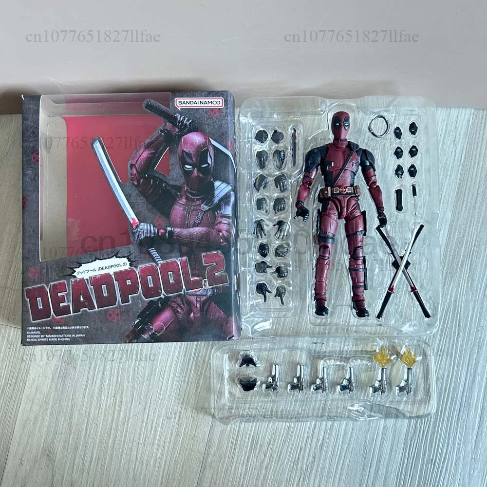 SHF Deadpool 2 عمل الشكل البلاستيكية خارقة 16 سنتيمتر جمع دمية المنقولة نموذج اللعب المشتركة المنقولة دمية السنة الجديدة هدية #3