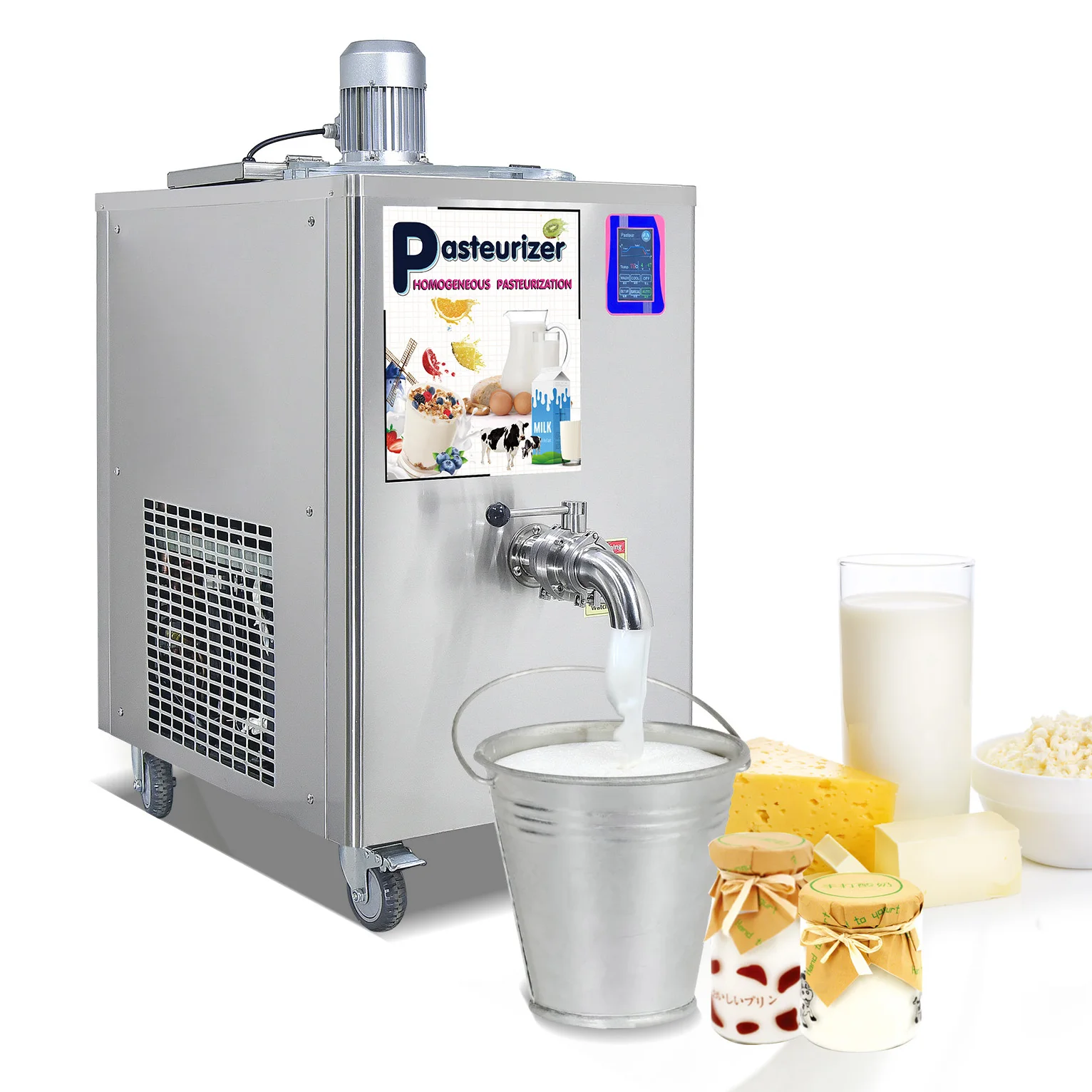 آلة بسترة درجة حرارة منخفضة وعالية 36 لتر من كوليس تايلور/بسترة الحليب/آلة تعقيم الحليب مع تبريد #1
