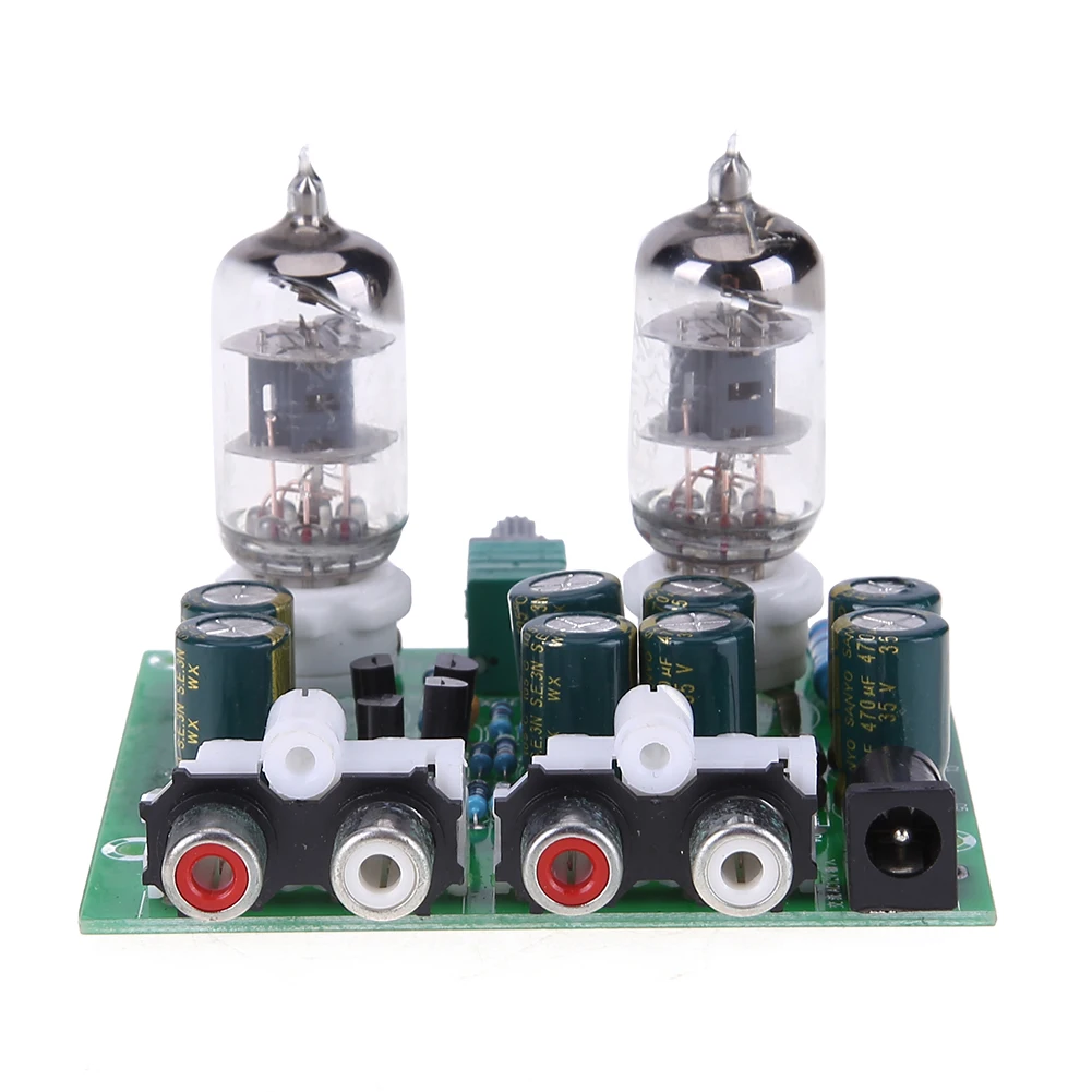 6J1 Hifi Stereo Electronic Tube Preamplifier Board Finished Preamp Amplifer Module DIY Kits Bile Amp Effect Tool Parts Accessory