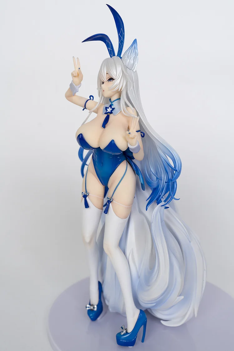 Pre-vendita Azur Lane Shinano Action Figure 28 cm Shinano Bunny Girl Sexy Anime Girl Figure GK Ornamenti Modello adulto Bambola Giocattoli Regalo