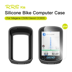 RRSKIT For Geoid CC600 Magene C506 GPS Silicone Protective Cover Screen Bicycle Smart GPS Speedometer Computer Anti Drop Case