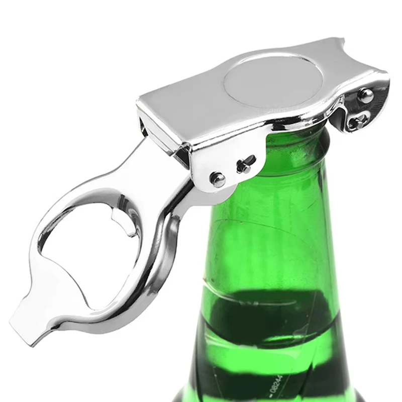 1/5pcs Stainless Steel Multifunctional Bottle Opener Labor Saving Beer Opener Heavy Duty Kitchen Tool for Home Bar Camping