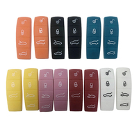 3/4 Silicone Rubber Car Key Button Pad Replacement For Porsche Cayenne Macan Panamera Boxster 718 911
