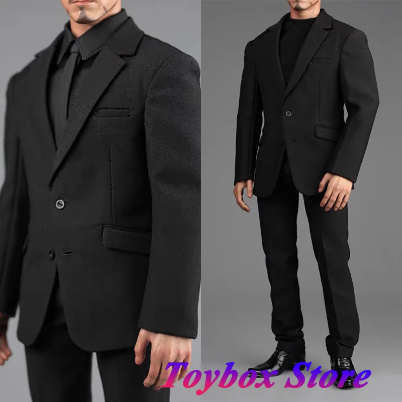 

XRF XM006 ручной работы 1/6 человек фигурка футболка черная рубашка костюм пальто брюки комплект одежды аксессуар для 12 "Тони Старк солдат косплей