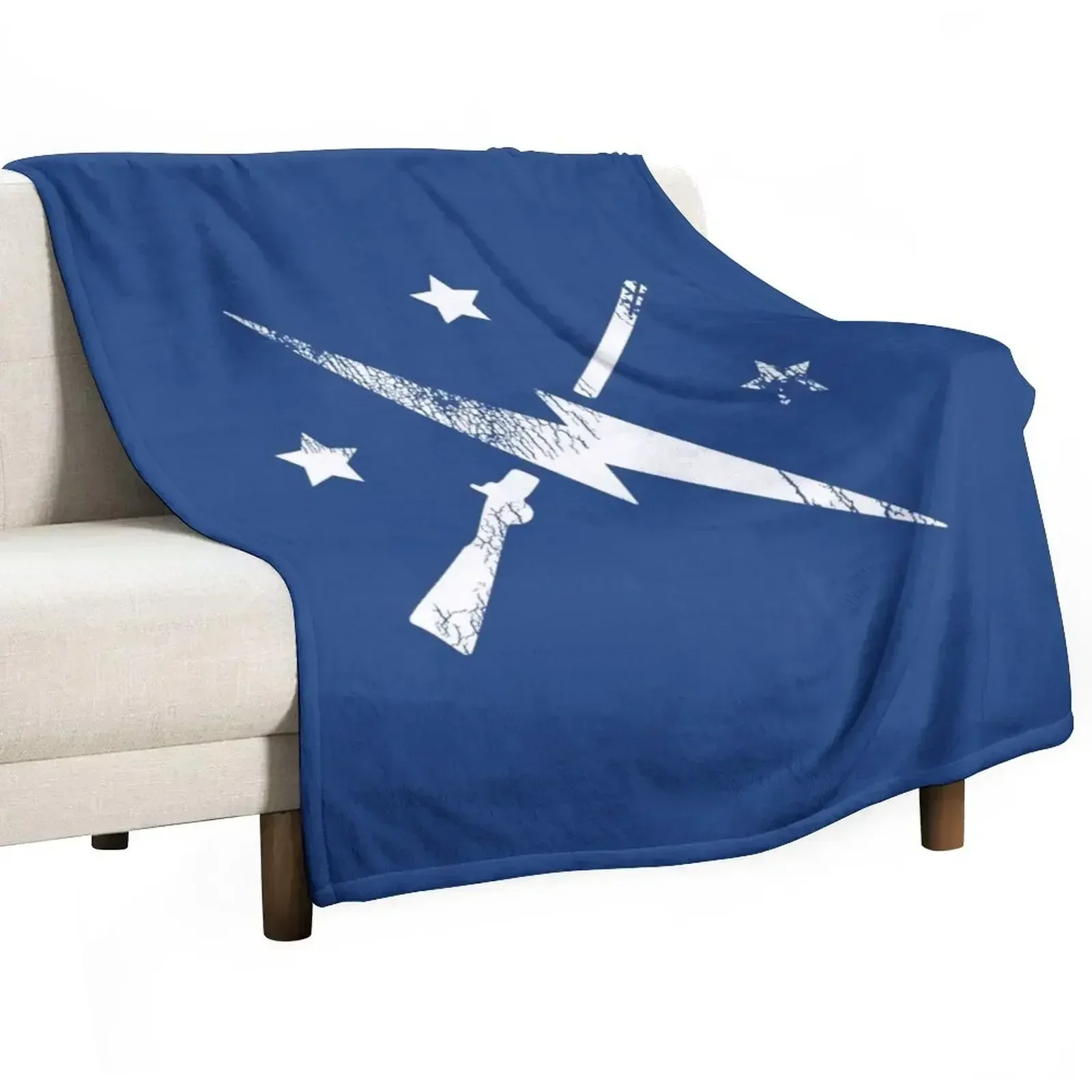 

Minutemen Logo (WornWhite) Throw Blanket Moving funny gift Luxury Brand Hairys Blankets