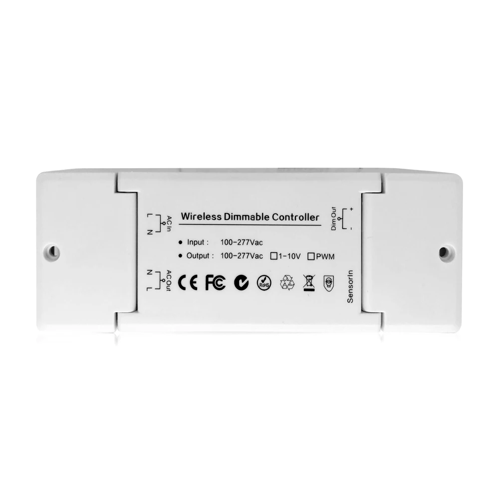 ZigBee 2.4GHz wireless 30 meters smart light control 1-10V/ 0-10V led dimmable driver automatic light controller