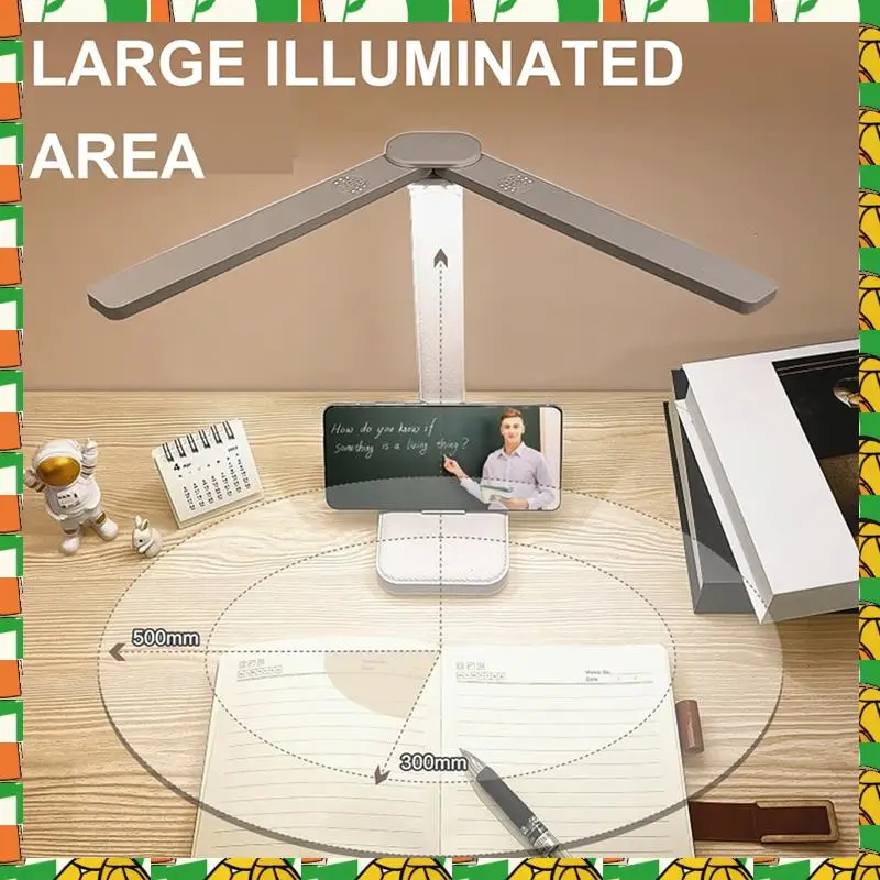 

Профессиональный инструмент, светодиодная настольная лампа, 3-уровневая регулируемая сенсорная ночная лампа, USB перезаряжаемая складная настольная лампа для защиты глаз