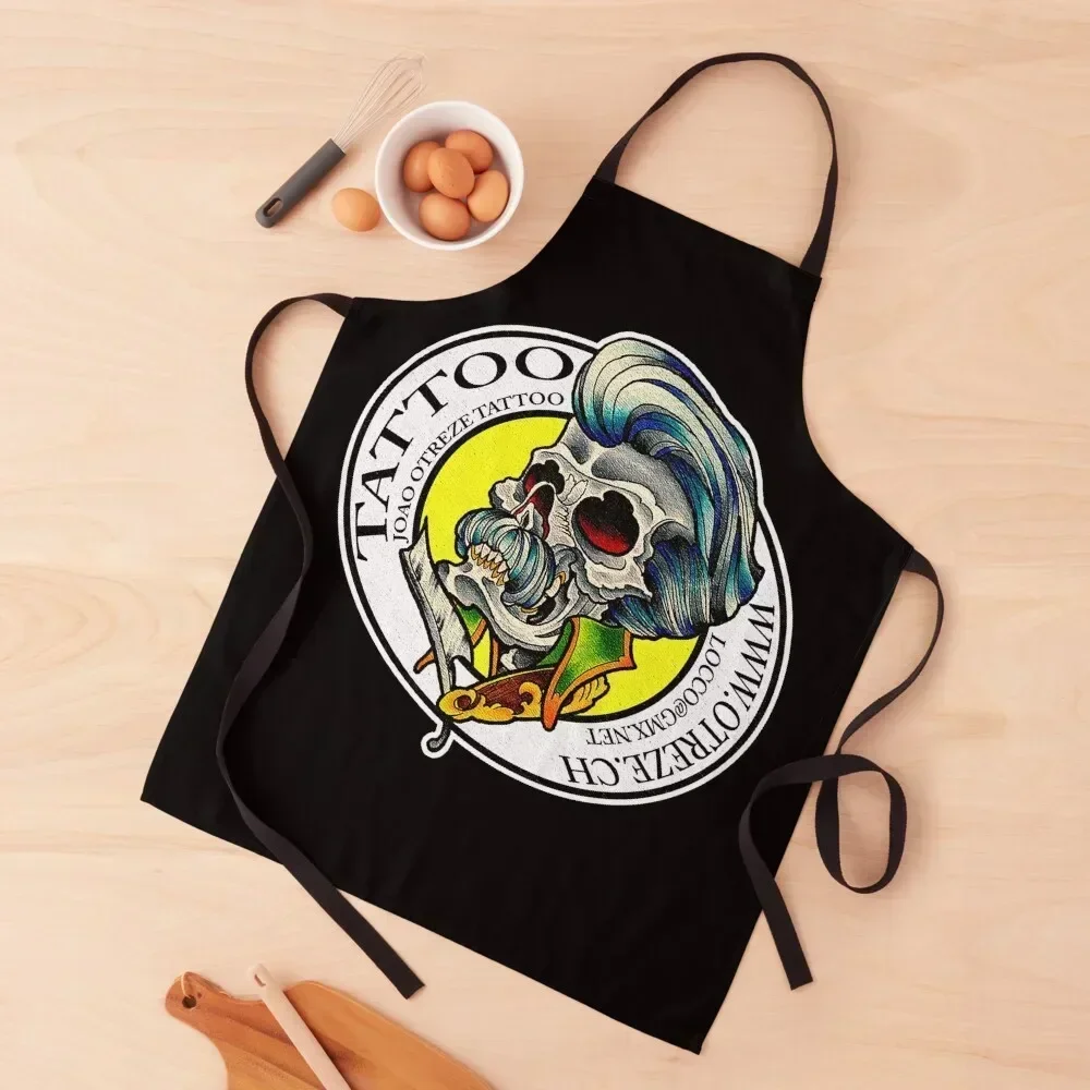 

joao otreze tattoo Apron Manicurists For Home Accessories Cooking Christmas gift Apron