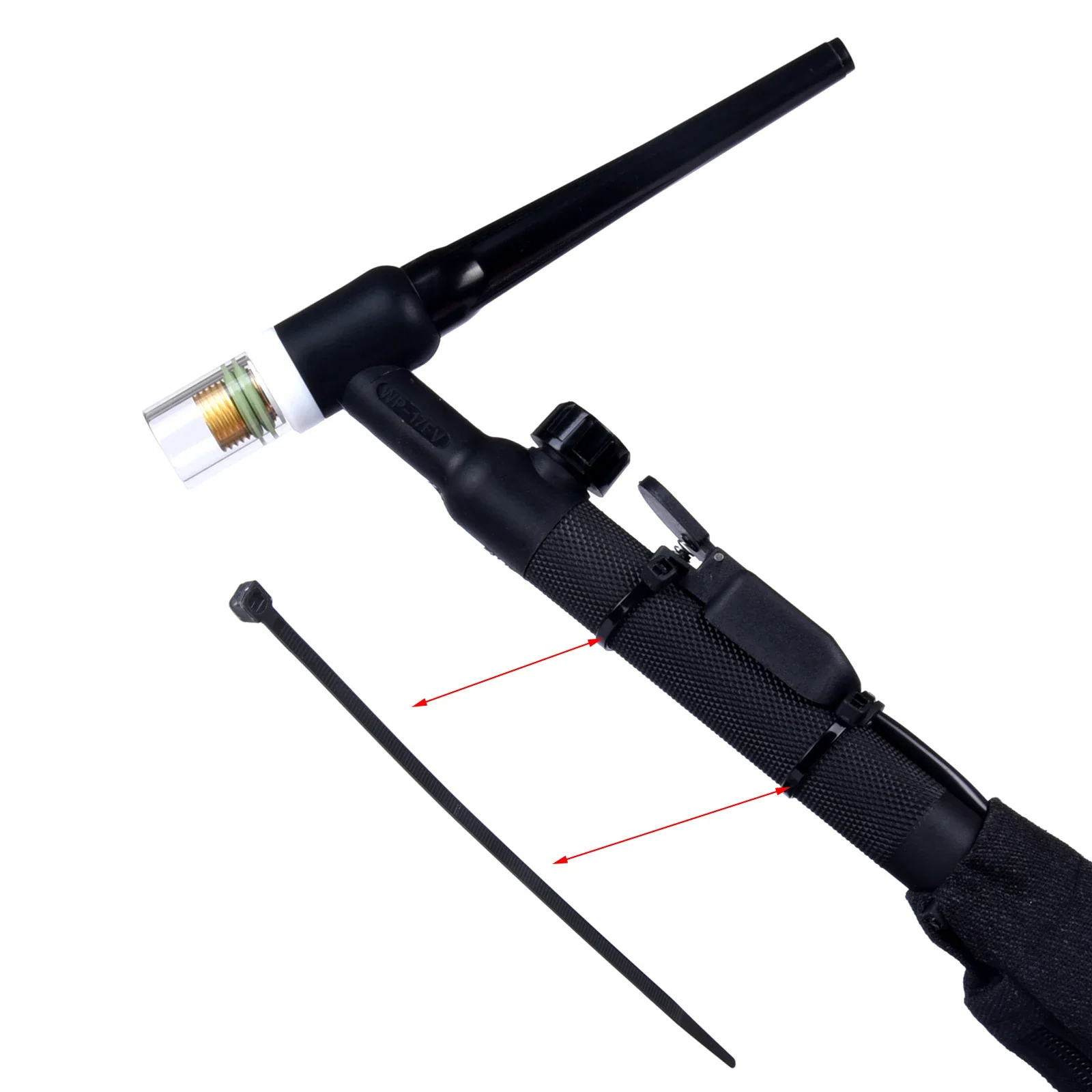4.3M 14.11Ft uzunluk K-01 meşale mikro anahtarı tetik tel hattı havacılık fiş uydurma TIG plazma kesme kaynak meşale