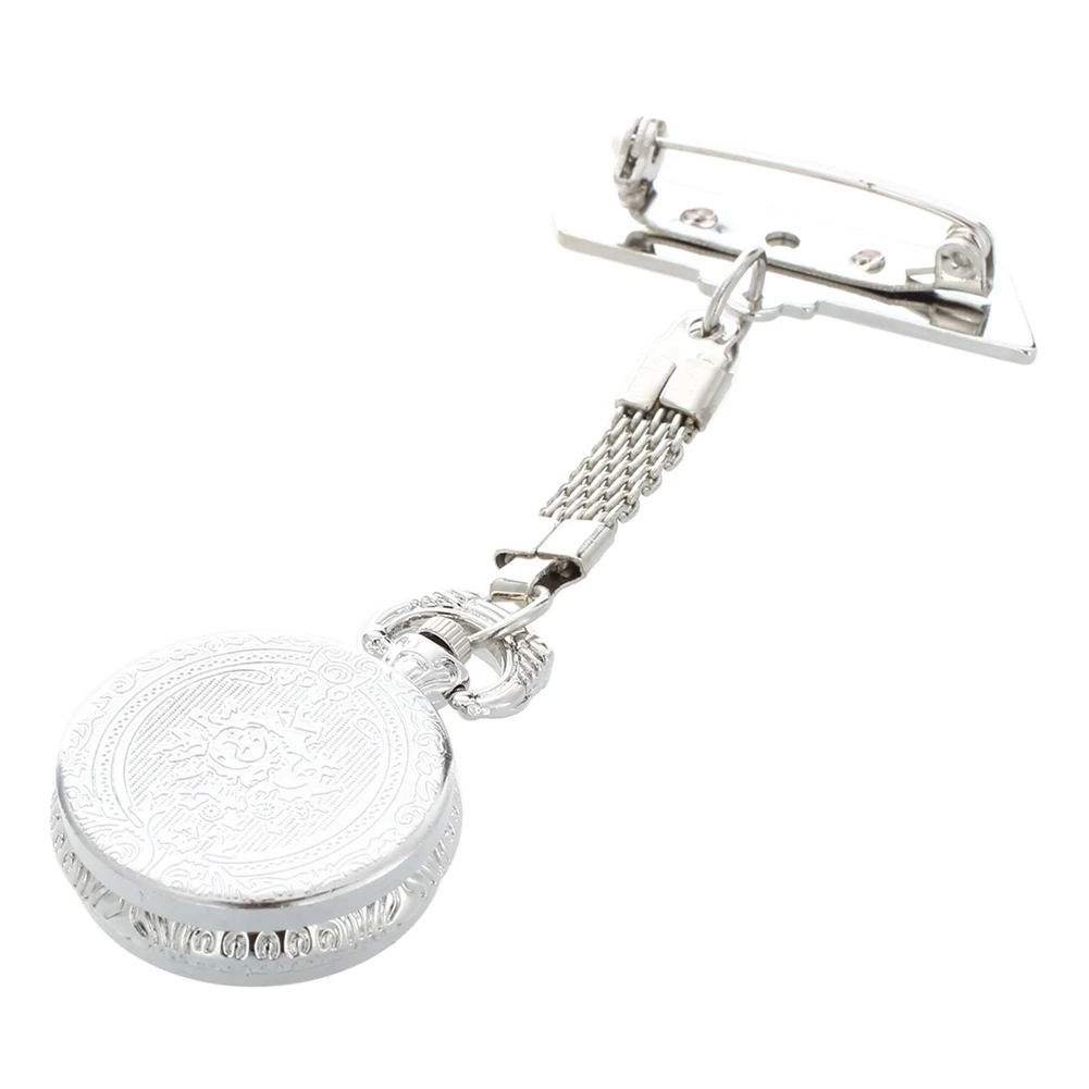 Daily Sale 4X Nurse Watch Quartz Movement With Brooch Pin
