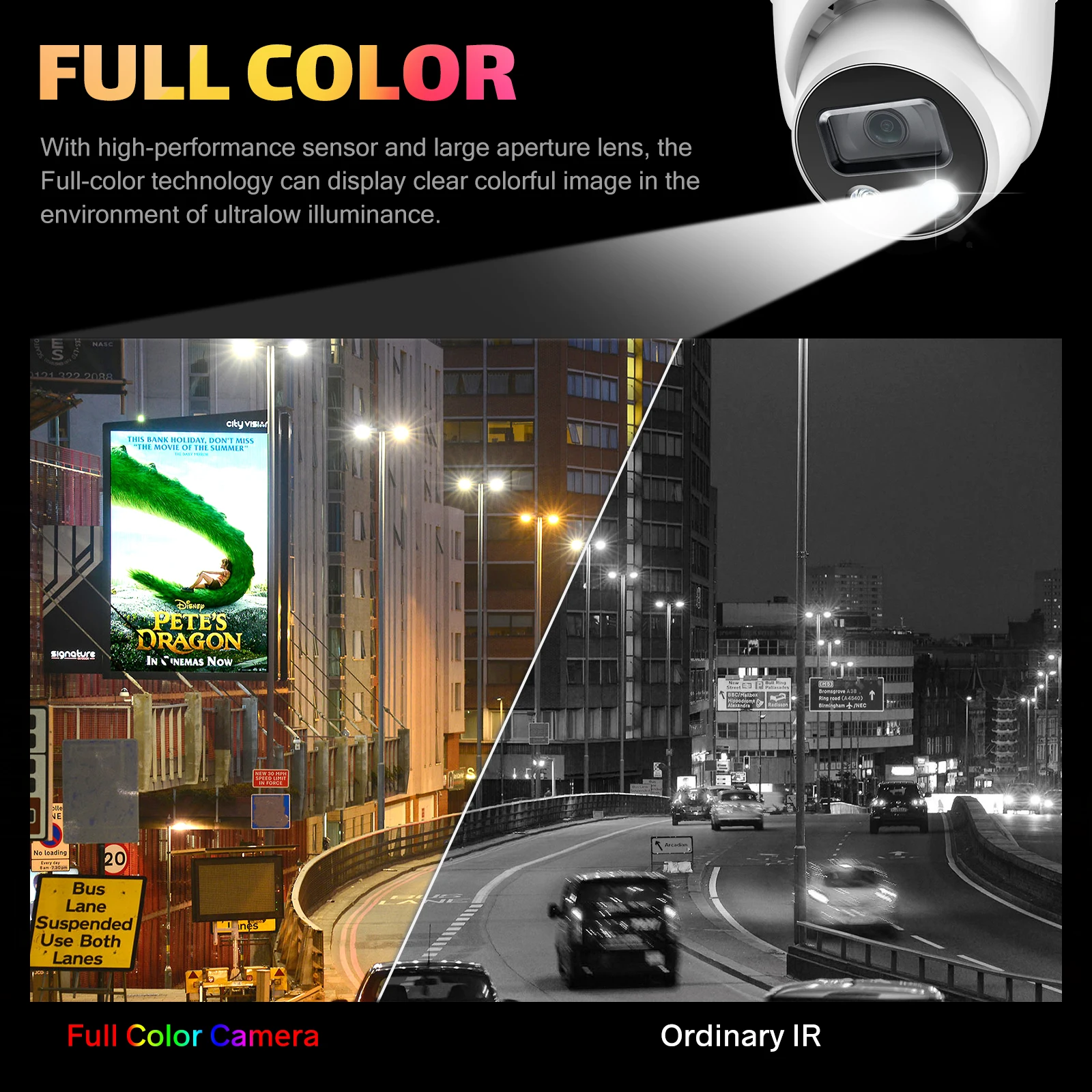 Dahua Originale IPC-HDW3849H-AS-PV S5 8MP 4K Smart Dual Light Deterrenza Attiva WizSense Rete POE Telecamera IP Audio a Colori