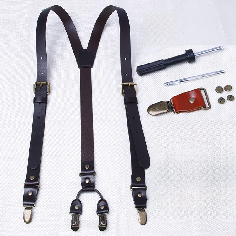 pure-leather-men's-belt-bule-adult-wide-25cm-four-clip-strap-leather-waist-belt-faionable-ential-accory