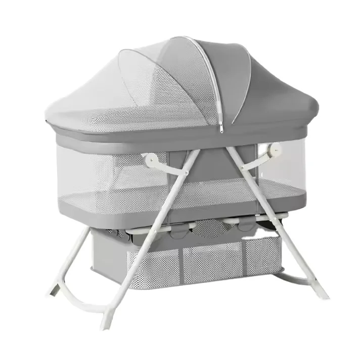 

Hot Selling 3-In-1 Portable Baby Cribs Newborn Bedside Sleeper Bassinet Bed Modern Design for Bedroom Hospital Park School