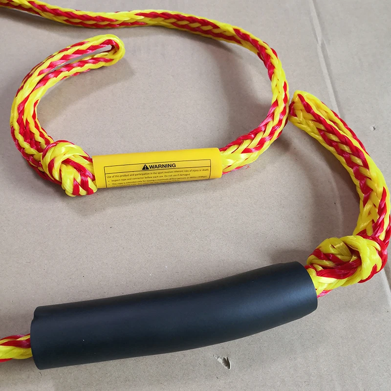 Tow Rope with Foam Buoy for Water Sports, PE Tow Tube, 4K Nylon