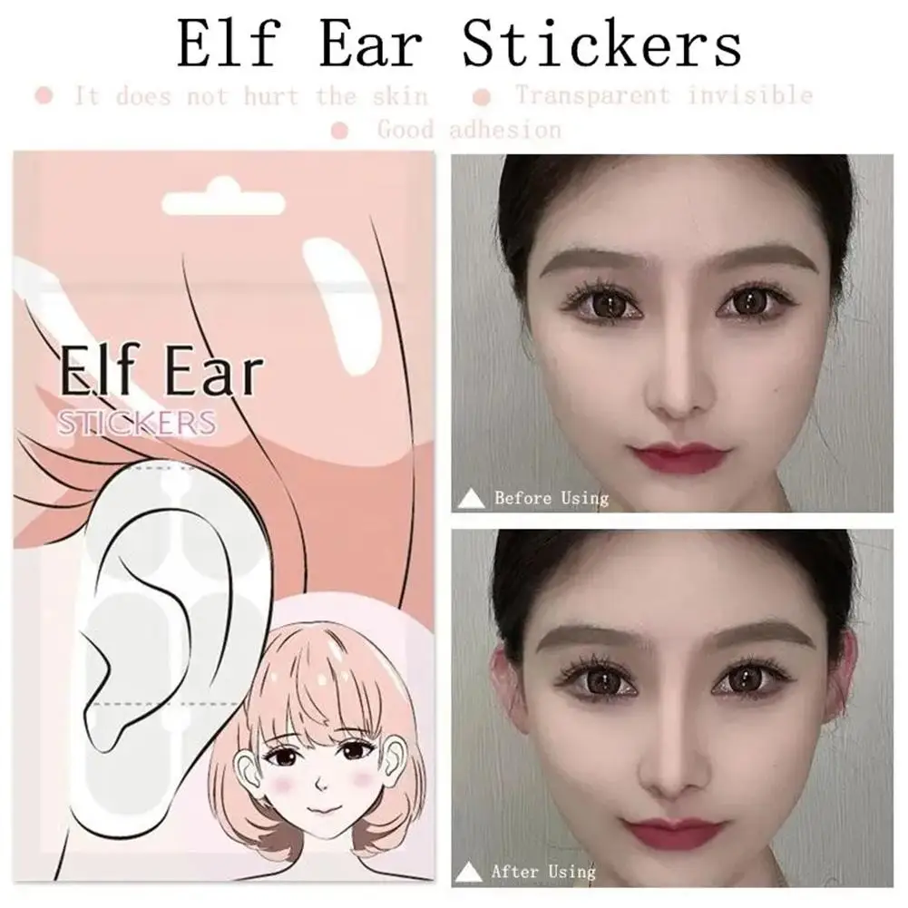 10pcs Elf Ear Sticker Stereotype Correction Ear Supporter Wind Ear Elf Ear Sticker Standing Ear Support Invisible Correction