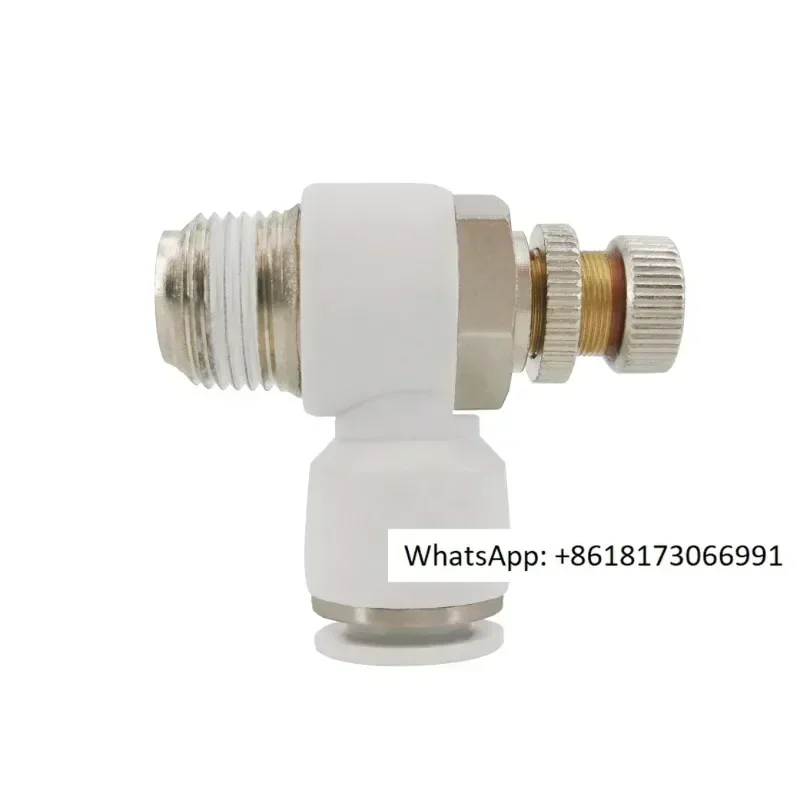 Quick connector speed regulating and pressure maintaining switch SC8-02 regulating valve throttle valve ASL6-04/5PCS