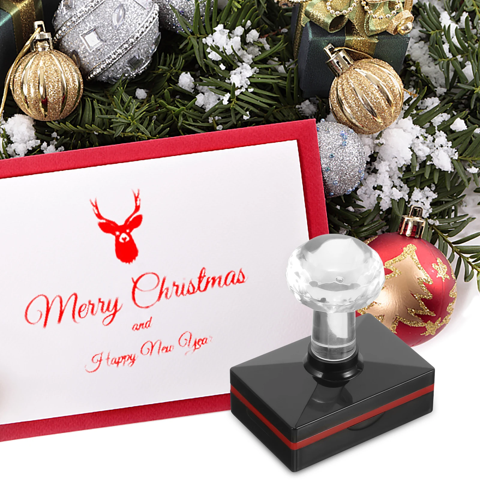 

Christmas Stamps Style 2 Creative Inking Crafts Stamps Stamper Reusable Plastic Xmas Gifts Card Making Arts Crafts