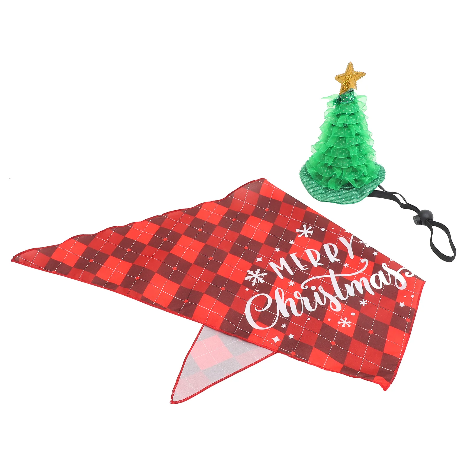 

Holiday Dog Accessory Has Adjustable Pet Bandana Scarf Decoration Accessories Puppy Hats