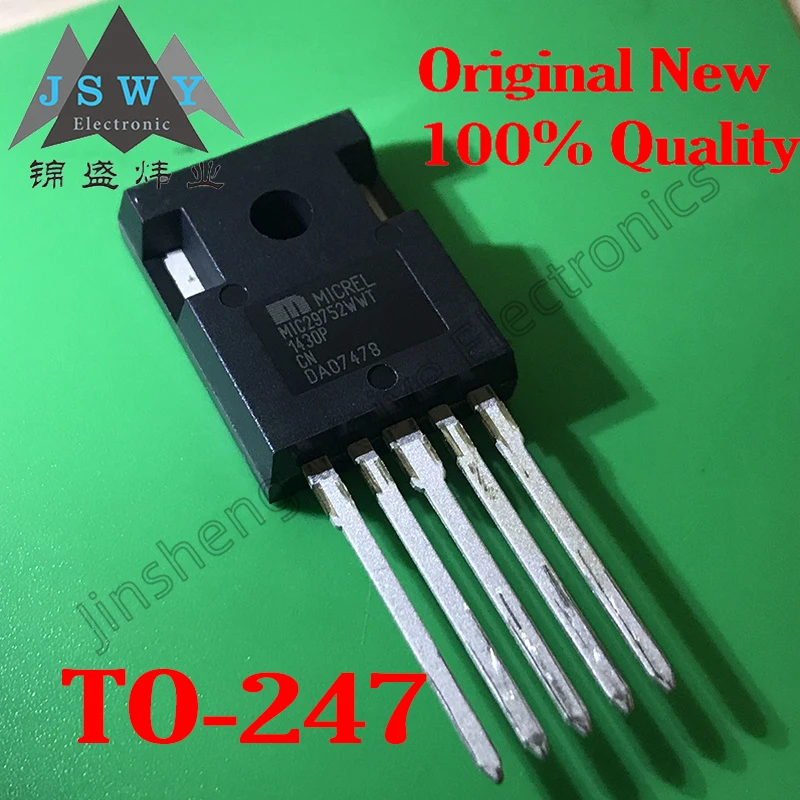 

(1/5 pieces) MIC29752WWT TO247-5 MIC29752/Adjustable Positive Voltage Low Dropout Linear Regulator/Brand New Original Spot