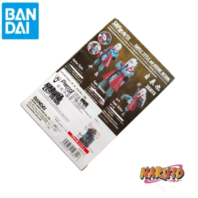 

В наличии Bandai оригинальный Naruto Shfiguarts Jiraiya аниме товарная модель фигурка украшения 100% натуральная оригинальная коробка игрушки