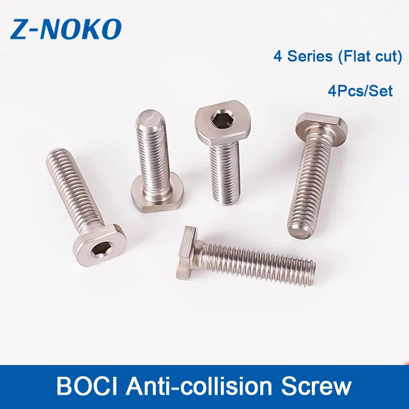ZNOKO Black King Kong Laser Head Anti-Collision Screw for BOCI 4 Series Cutting Heads Thorn-Type Fastening Screw Accessory