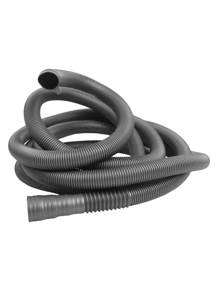 Grey 5 Meter RV Sewer Hose Kit Flexible Drainage Pipe With Multi Size Adapters For Caravan Trailer Waste Water Tank Connection