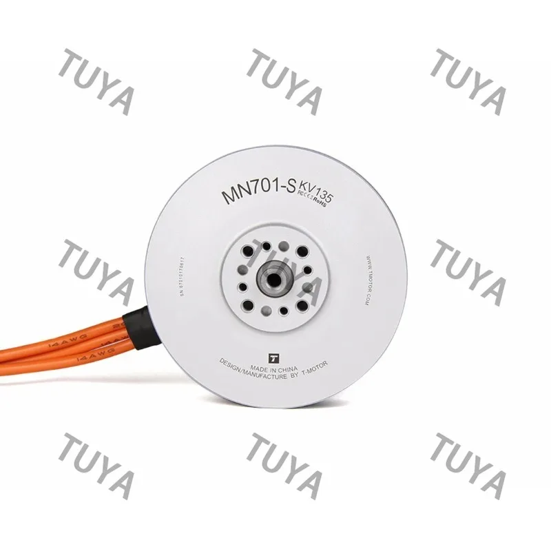 

Комплект из 2 бесщеточных двигателей MN701-S KV135/KV280, водонепроницаемые, с максимальной тягой 9,7 кг, IP45, для мультироторных дронов и БПЛА