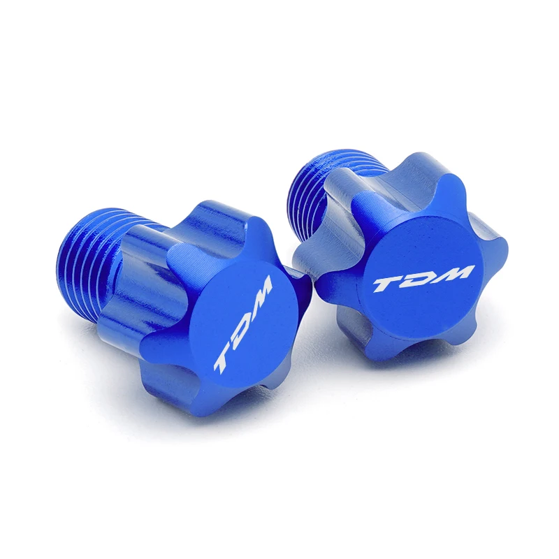 New Mototcycle M10*1.25 Mirror Hole Plug Screw For YAMAHA TDM850 TDM900 TDM 850 900 All Years CNC Accessories Mirror Hole Screw