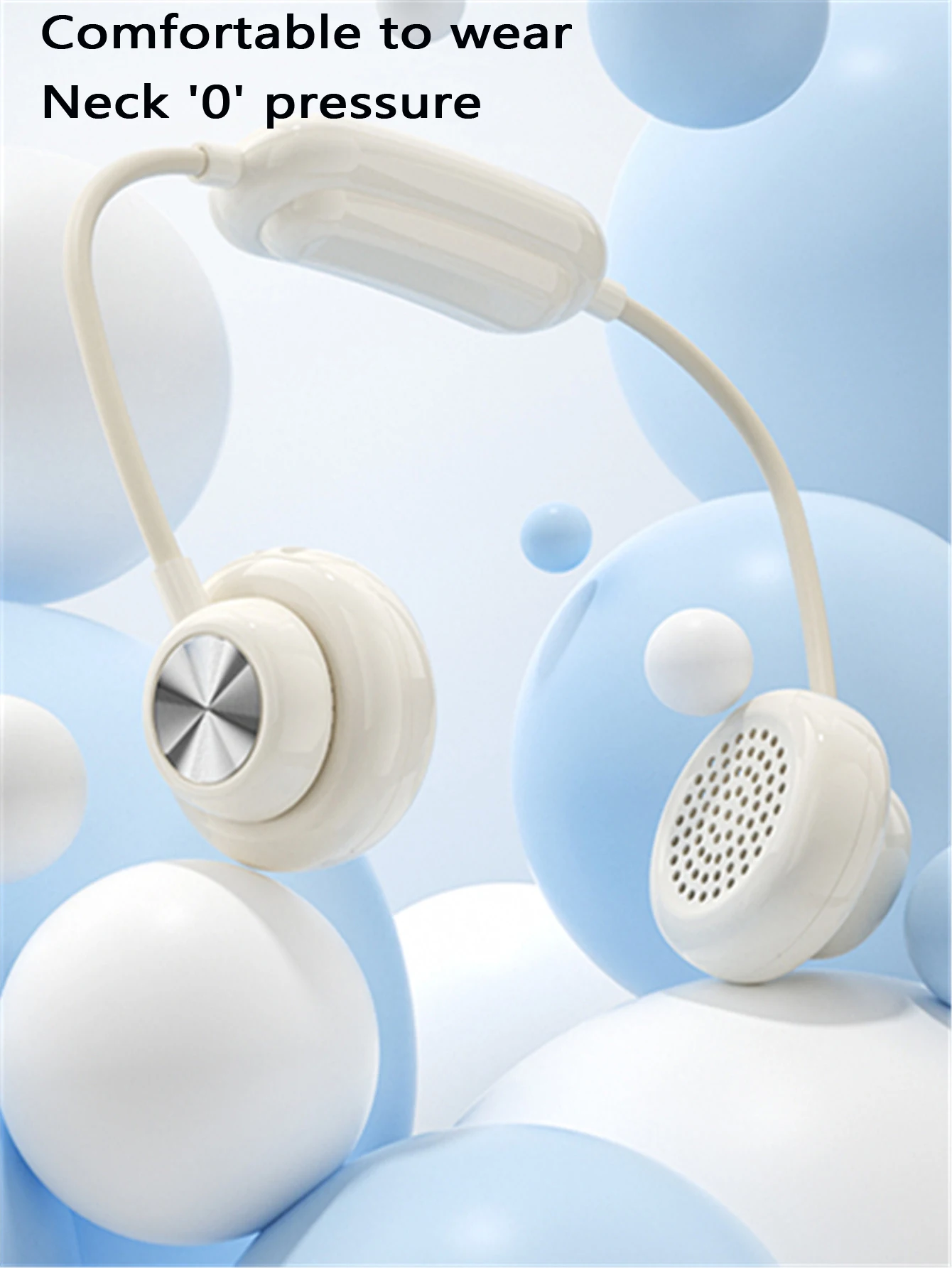 

Neck-Hanging Fan Portable Summer Air Cooler USB Cooling Fan + Summer Personal Cooling Fan Hands-Free Fan/Wearable/Suitable for Outdoor Activities/Sports/Kitchen/Office