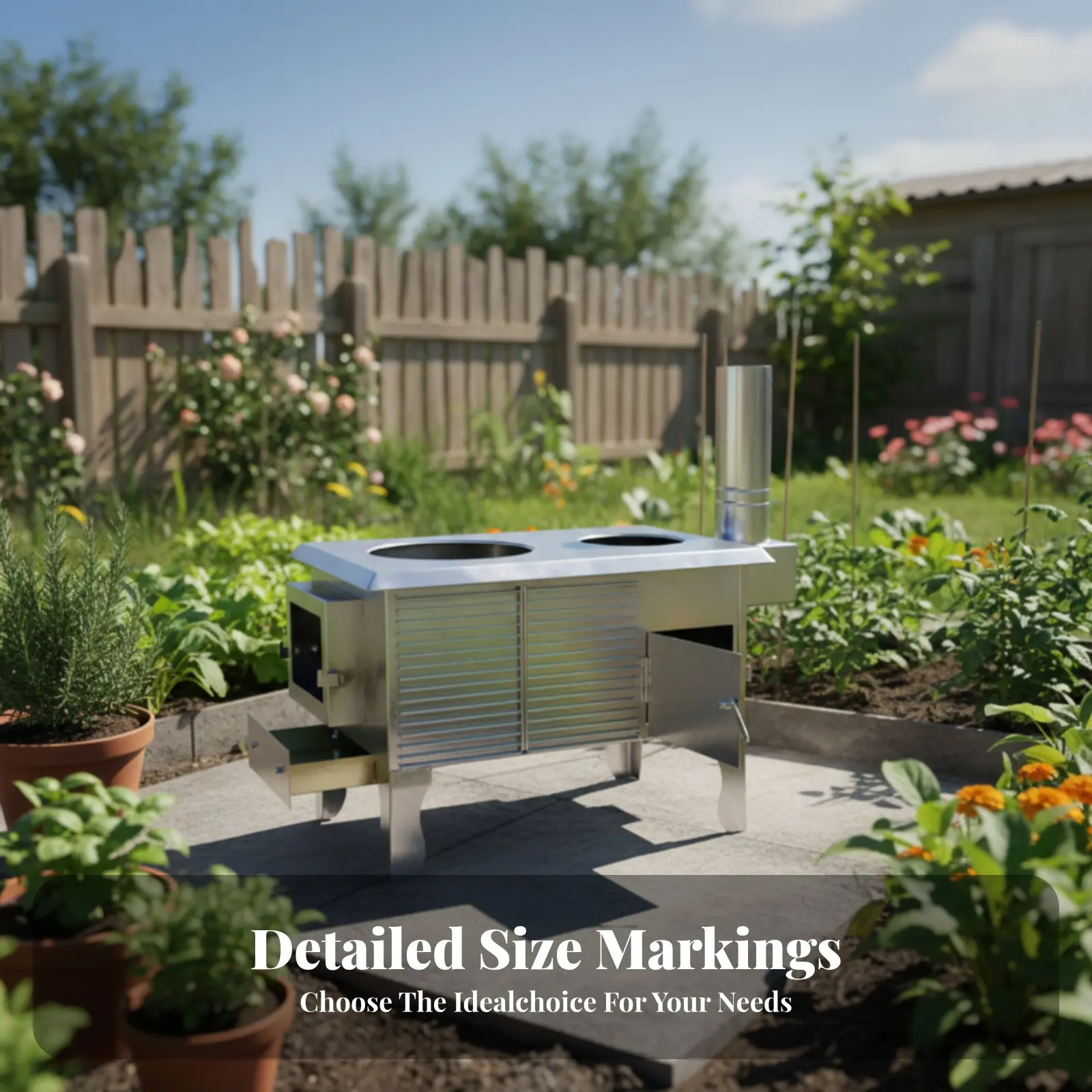 

Домашняя печь для отопления и приготовления пищи, из утолщенного металла, на дровах, для использования в помещении/на улице, складная, для кипячения воды