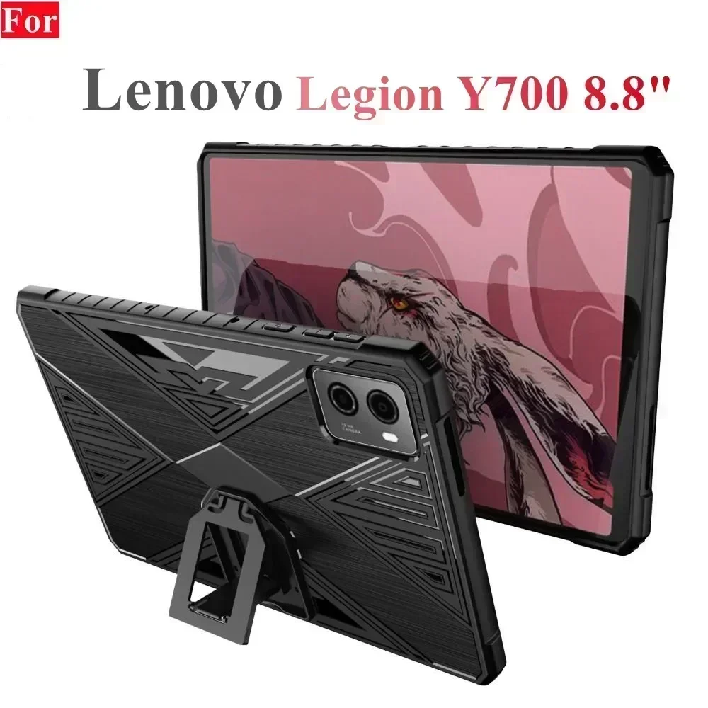 

Для Lenovo LEGION Y700 2-го поколения 8,8 дюйма TB-320FU противоударный чехол для планшета с подставкой, дизайн игровой защитный чехол Legion Y700 2023 8,8 дюйма