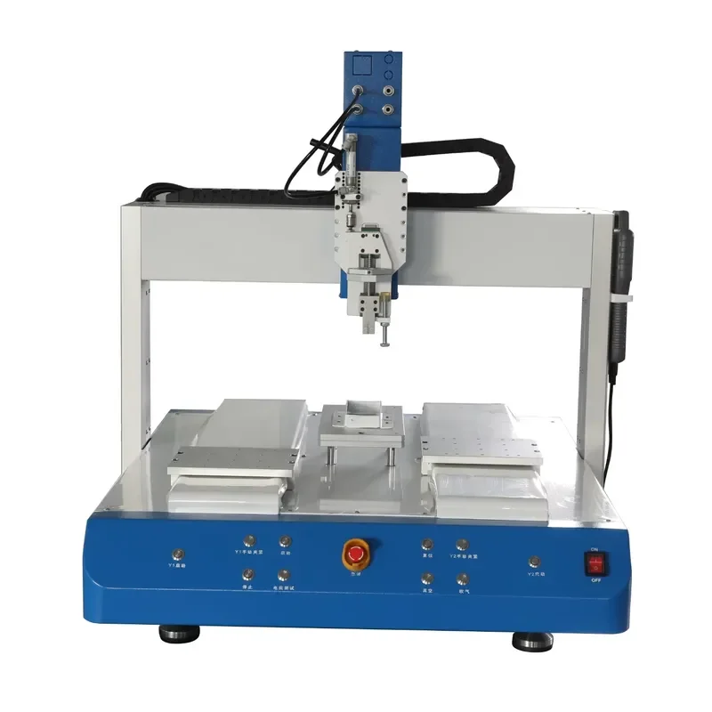 for Customized Desktop 4 Axis Double Platform Automatic Glue Dispensing Machine Suitable for Various Products