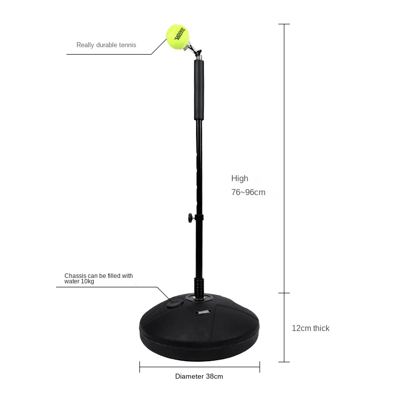 Tennis swing trainer Single self-training tennis indoor and outdoor practice device Action aligner Tennis training accessories