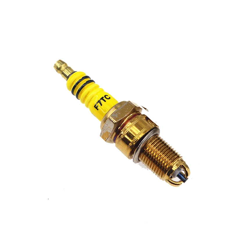 For GY6 CG 50 70 110 125 150CC Spark Plug 3 Triple Electrode Motorcycle Atv Scooter Dirt Bike Go Kart A7TC D8TC F7TC Accessory