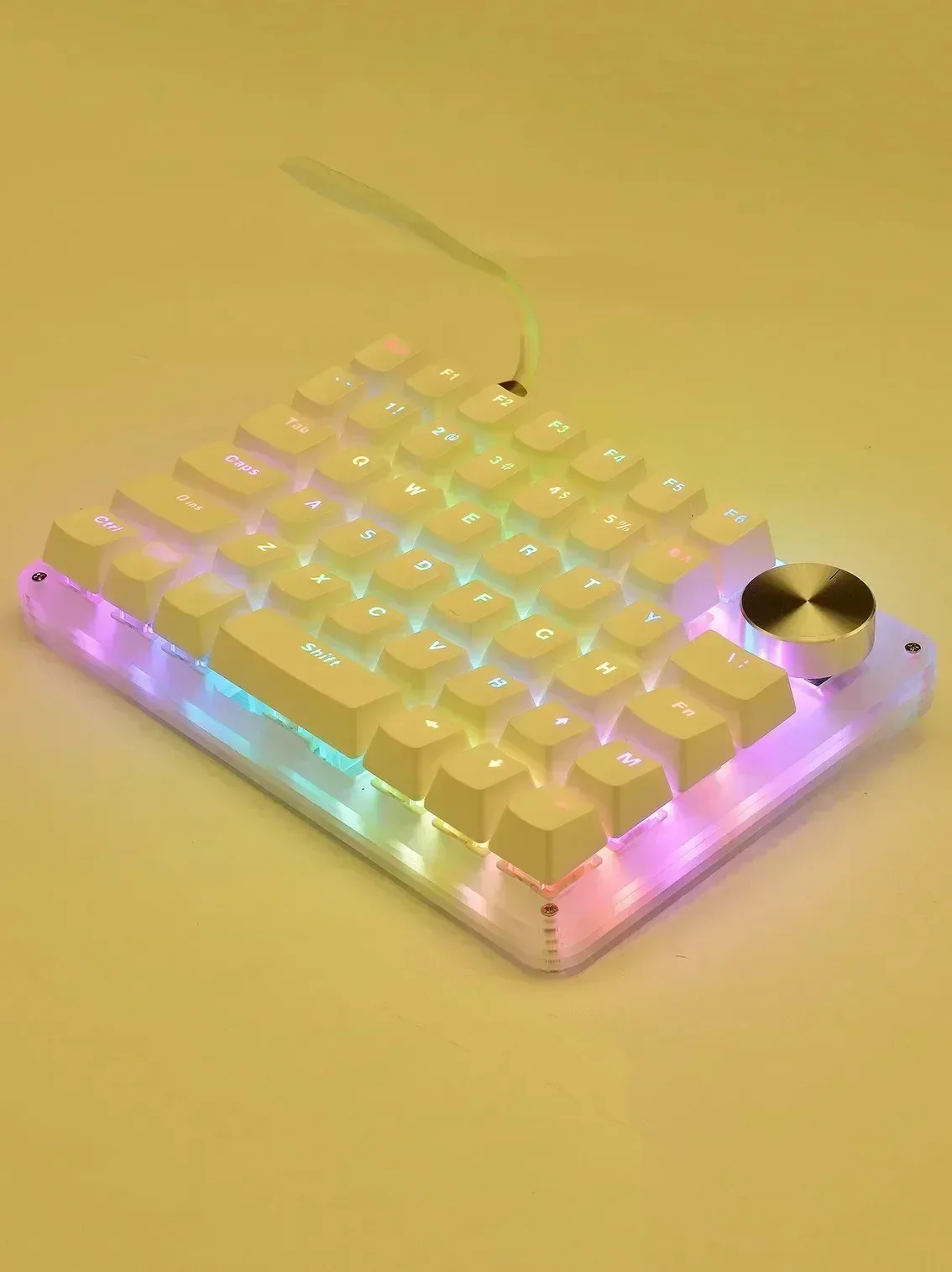 Imagem -03 - Mini Teclado Mecânico Botão Numpad Rgb Programação Macro Acessórios Ergonômicos Desenho de Desenho Escritório Presente G50