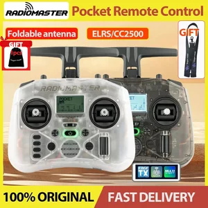 Dalam Stok Radiomaster Pocket Hall ELRS / CC2500 Pemancar Jarak Jauh Kecil Portabel Antena yang Dapat Dilipat Rocker yang Dapat Dilepas M2 6 pemancar elrs penjualan terbaik - №