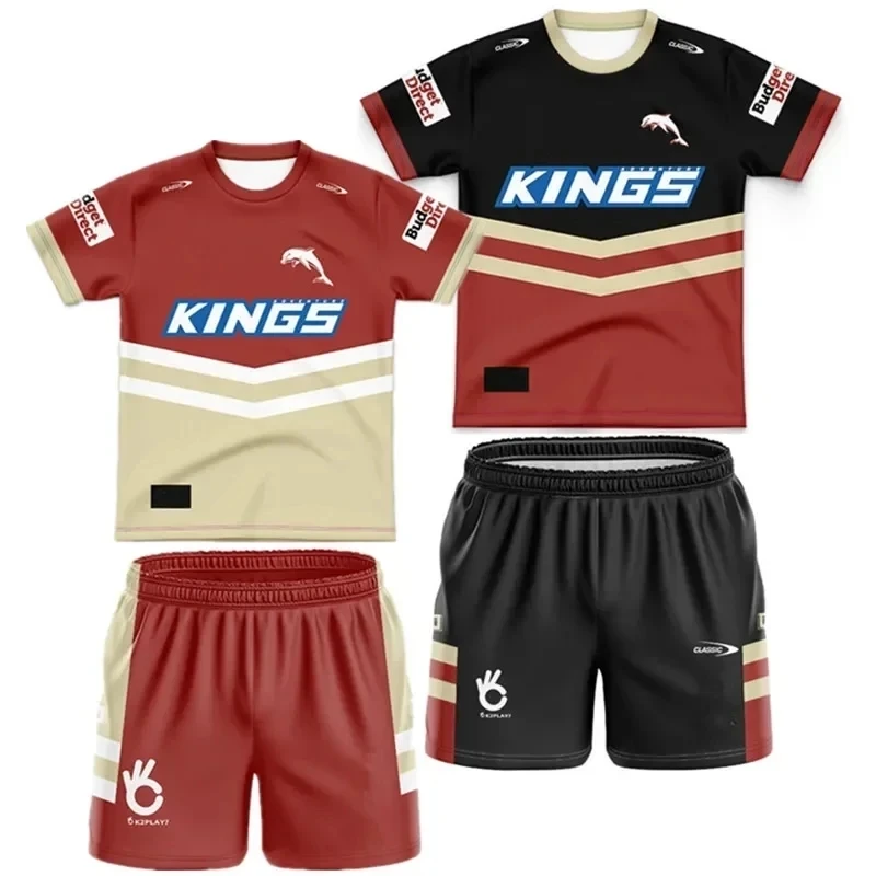 2024 Dolphins Kids Kit Home/maglia da Rugby alternativa taglia: 16-26 (stampa numero nome personalizzato)