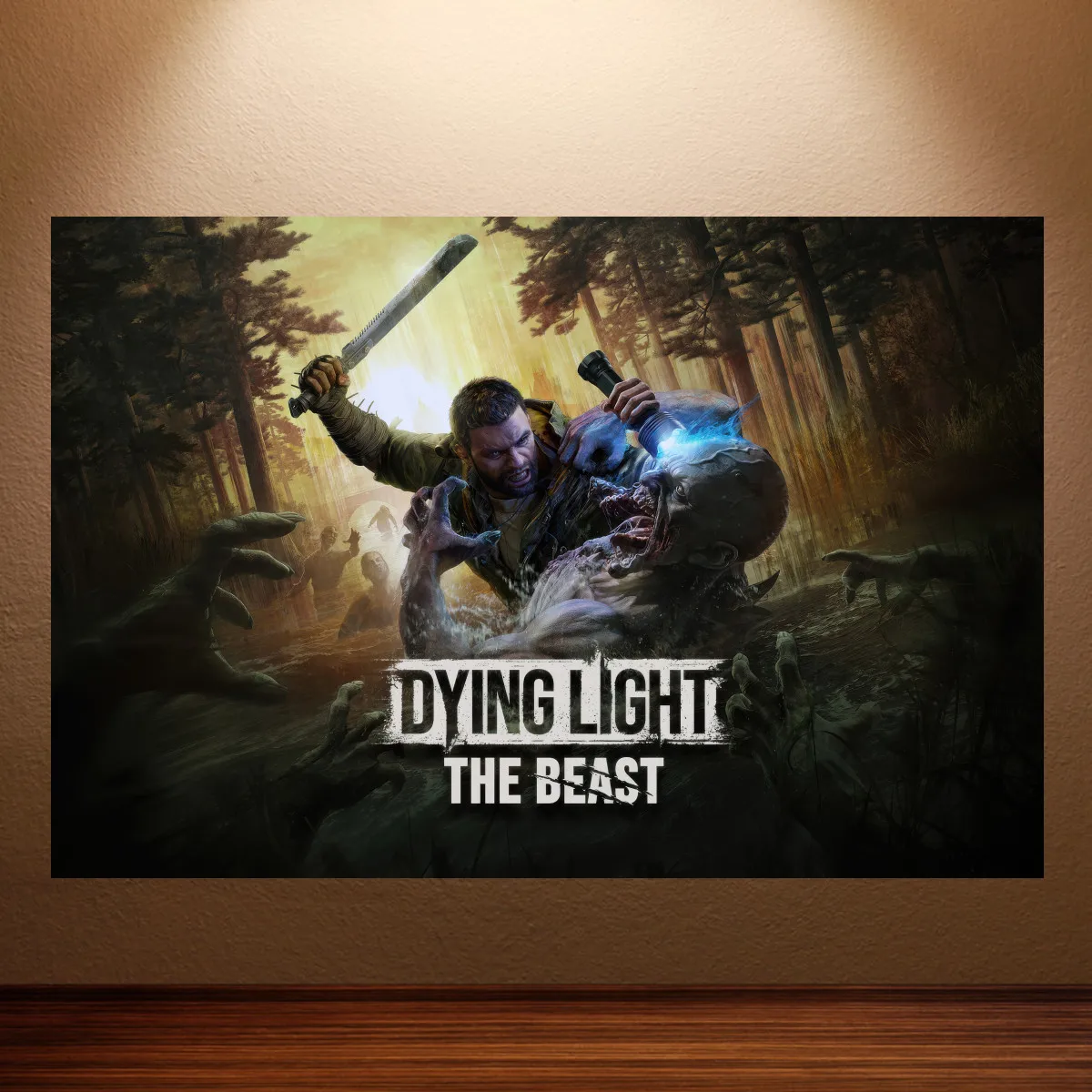 Dying Light Poster Canvas Painting Immersive Post-Apocalyptic Survival Game Art HD Print Wall Decor for Gaming Room Living Room