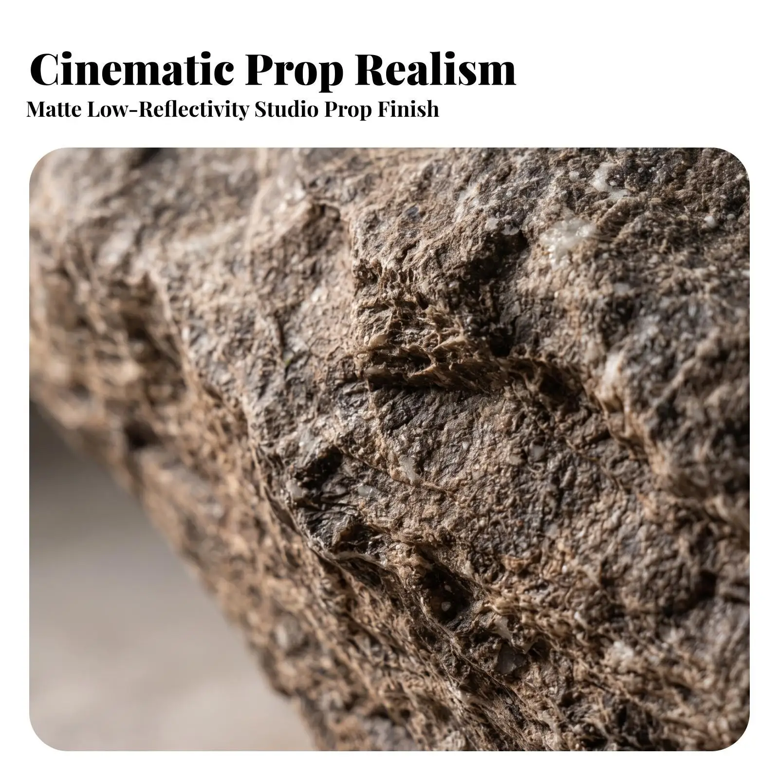 Artificial Stone Rock Prop Lightweight PU Foam Faux Landscape Decorative Garden Photography Scenery Art