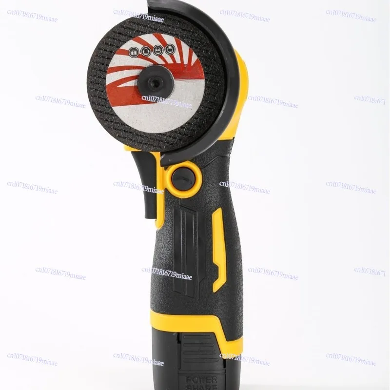 Mini 3 inch electric angle grinder 18V lithium battery cutting machine household grinder small rechargeable hand
