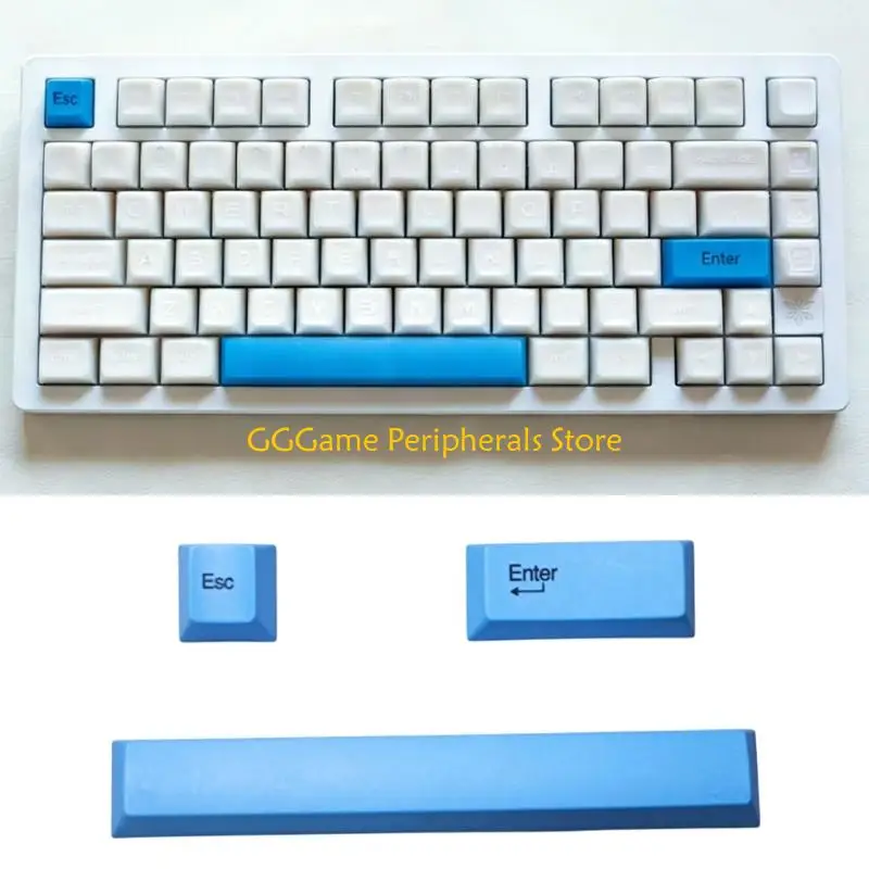 U55B Premium PBT Keycap Set For Mechanical Keyboard Includes Esc Enter And 6.25u Spacebar Keycaps