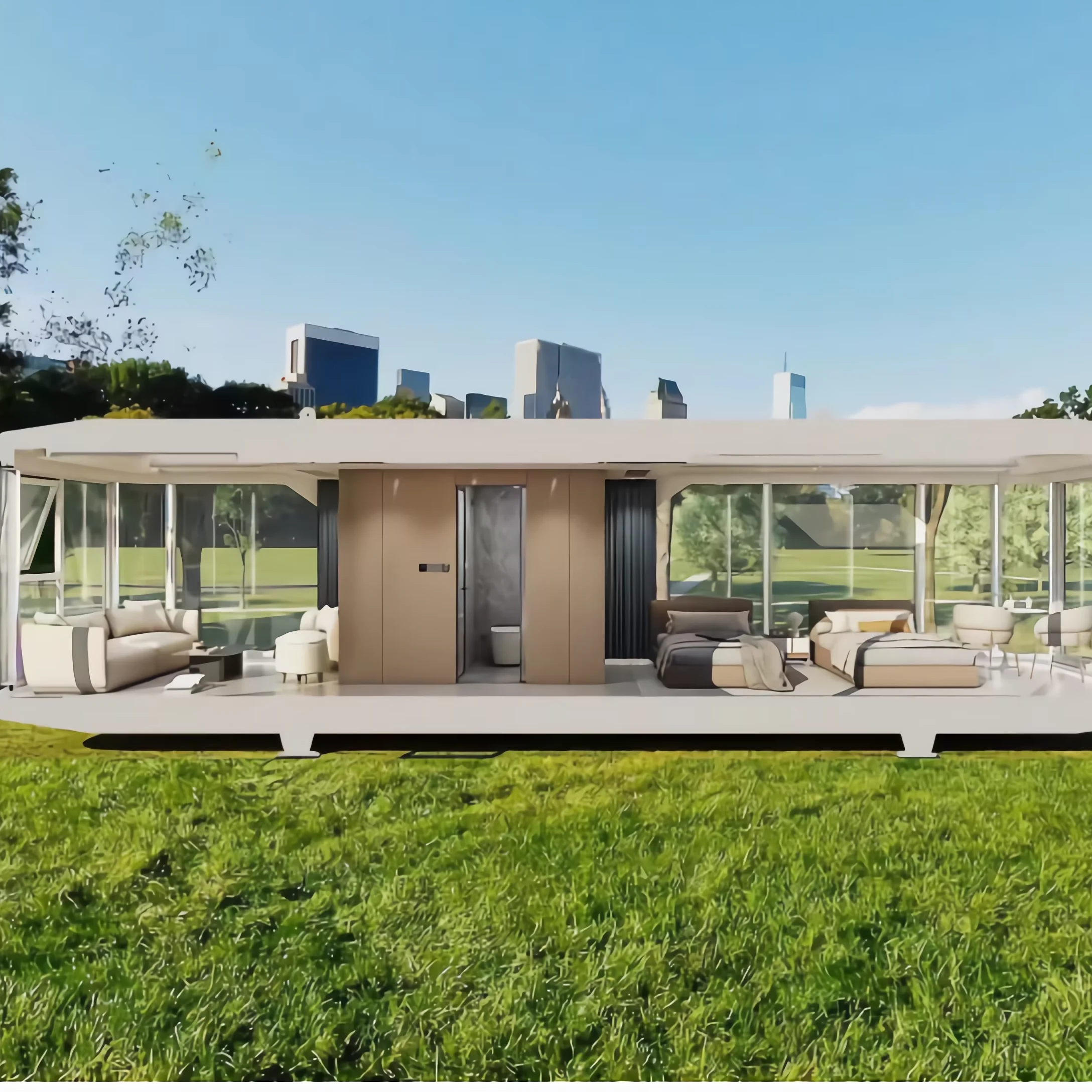 

China Prefab Space Capsule Cabin Hotel Container Home Sleep Outdoor Mobile Tiny House Capsule House