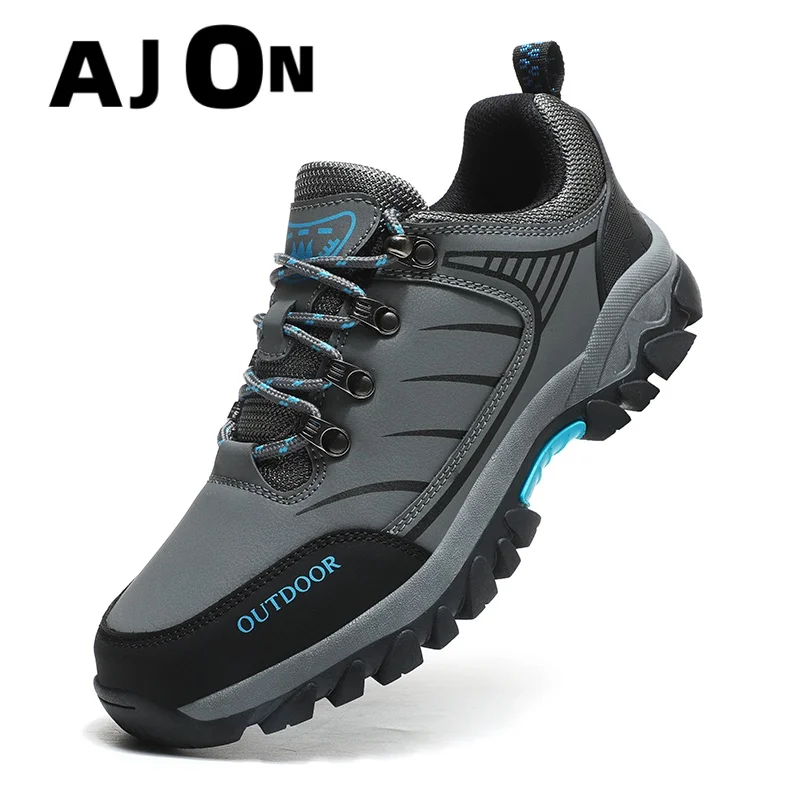 

Мужская спортивная обувь взрывы осенью и зимой, кожаная легкая повседневная обувь с низким вырезом, мужская обувь, походная обувь Joker