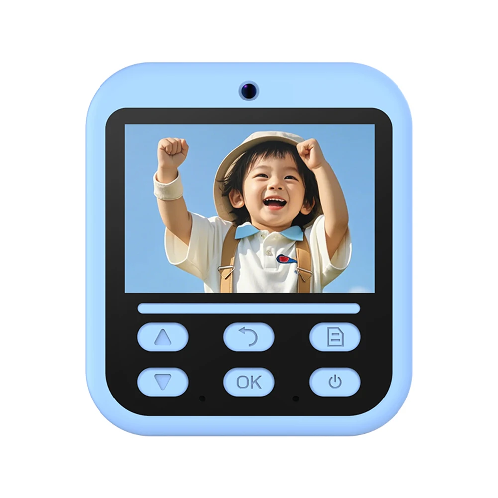 Cámara de impresión instantánea, cámara Digital HD, cámara Digital de vídeo de 2,4 pulgadas, cámara Digital portátil para niñas y niños, regalos de cumpleaños