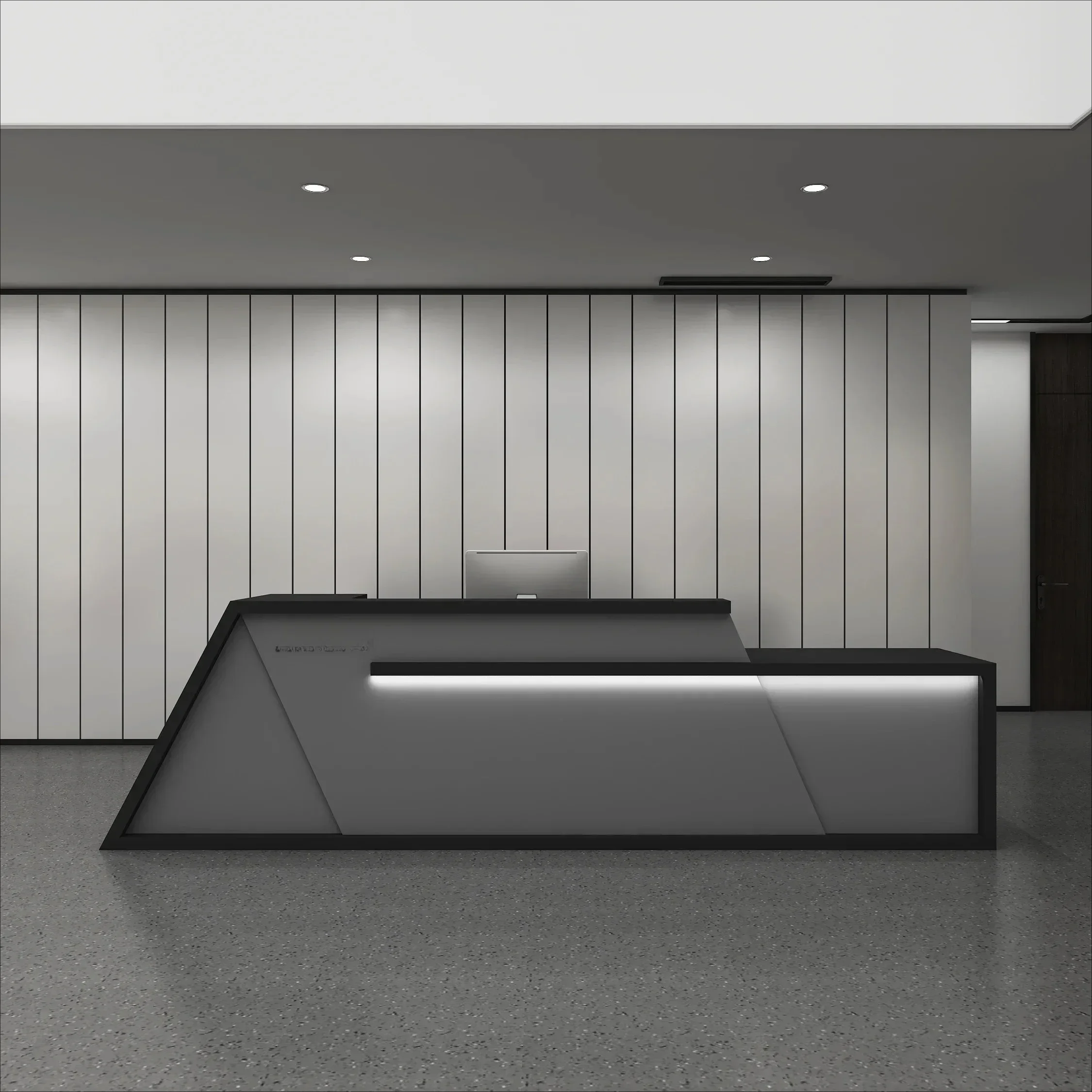 

Light Luxury High Sense Company Real Estate Bar Beauty Salon Clothing Store Reception Deskescritorio de oficina
